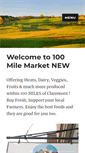 Mobile Screenshot of 100milemarket.com
